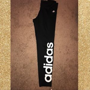 Adidas black leggings